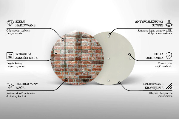 Tocător de bucătărie Zid vechi de cărămidă