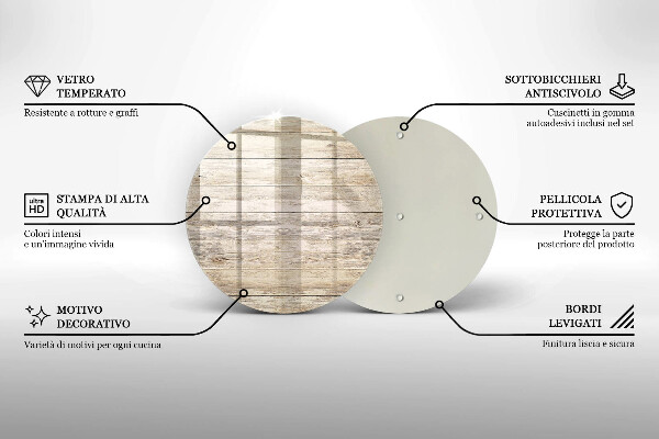 Tocător de bucătărie Scanduri de lemn