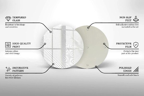 Tocător de bucătărie Model de linii moderne