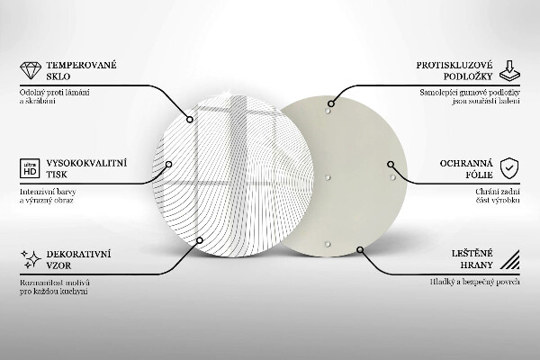 Tocător de bucătărie Model de linii moderne