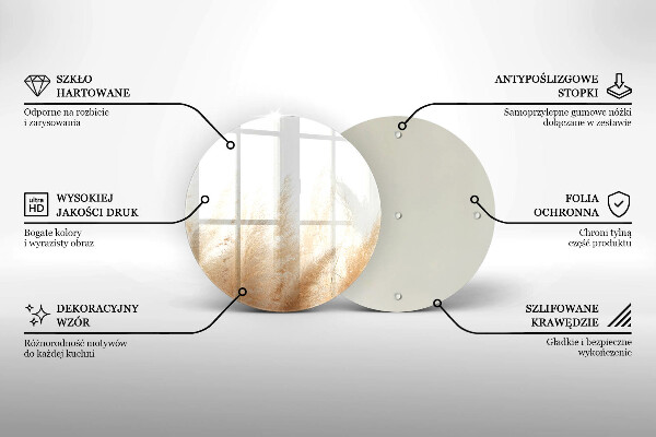 Tocător de bucătărie Iarbă de pampas