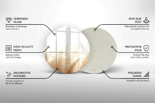 Tocător de bucătărie Iarbă de pampas