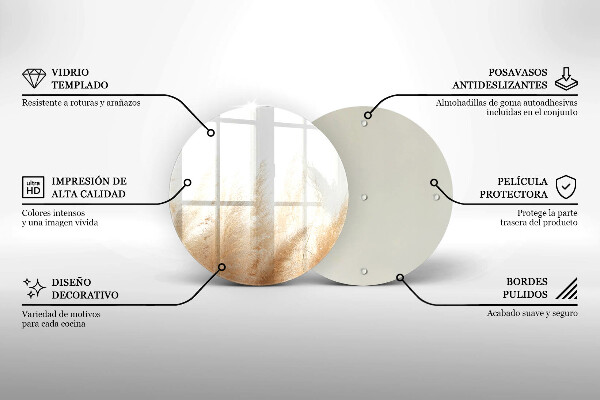 Tocător de bucătărie Iarbă de pampas