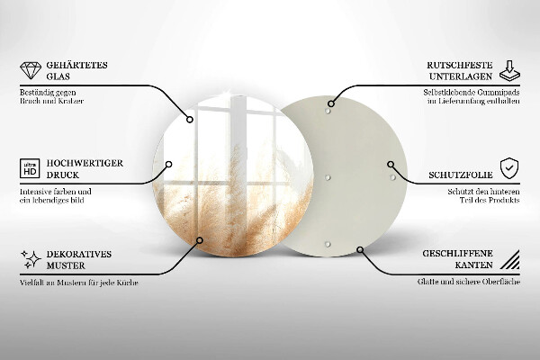 Tocător de bucătărie Iarbă de pampas