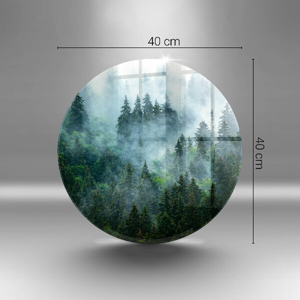 Tocător de bucătărie Pădure în ceață