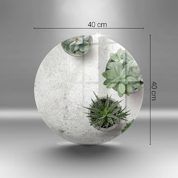 Tocător de bucătărie Suculente pe beton