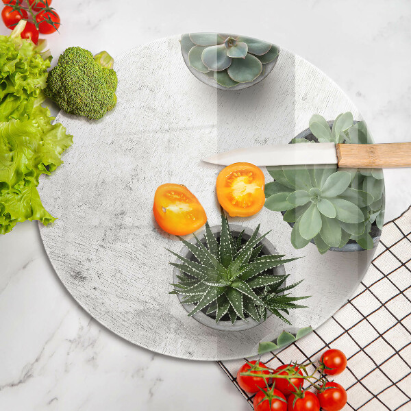 Tocător de bucătărie Suculente pe beton