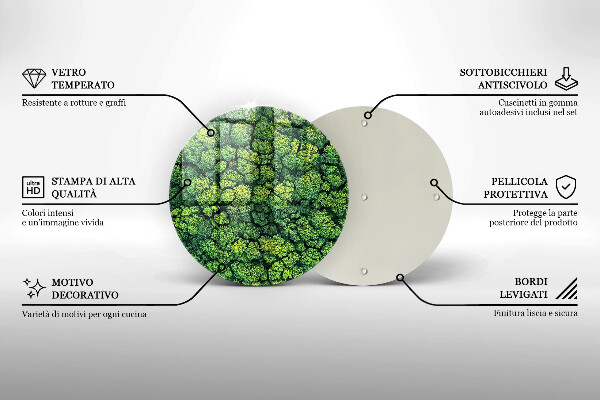 Tocător de bucătărie Plantă de muşchi din natură