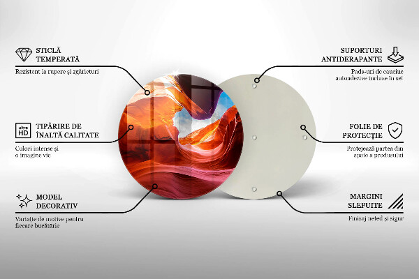 Tocător de bucătărie Peisaj de stânci canion