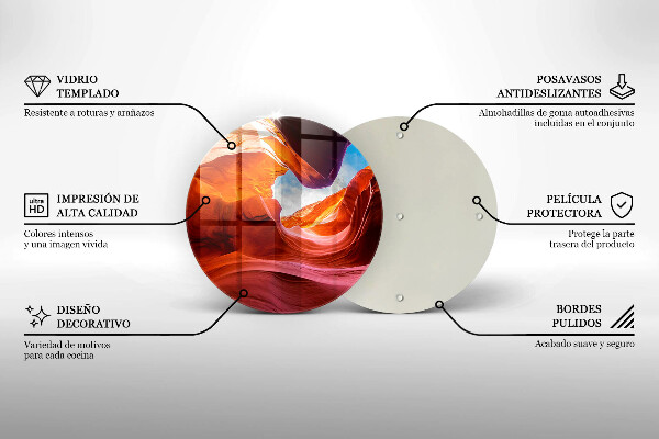 Tocător de bucătărie Peisaj de stânci canion