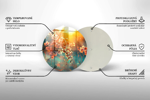 Tocător de bucătărie Mărul înflorește la soare