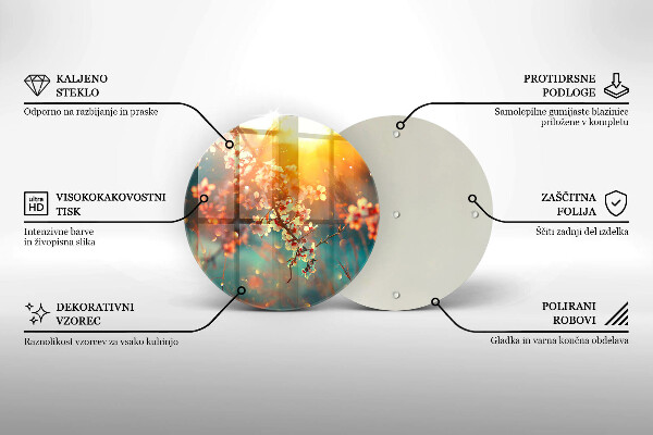 Tocător de bucătărie Mărul înflorește la soare