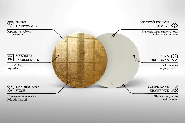 Tocător de bucătărie Fundal cu textură aurie