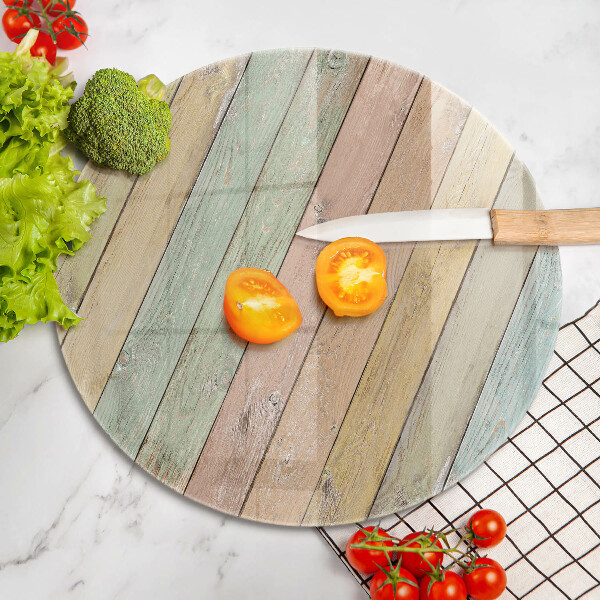 Tocător de bucătărie Plăci vintage colorate