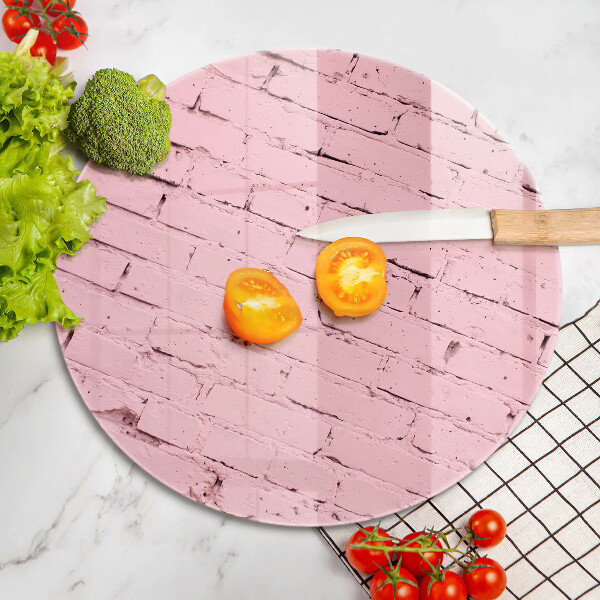 Tocător de bucătărie Perete de cărămidă pastel