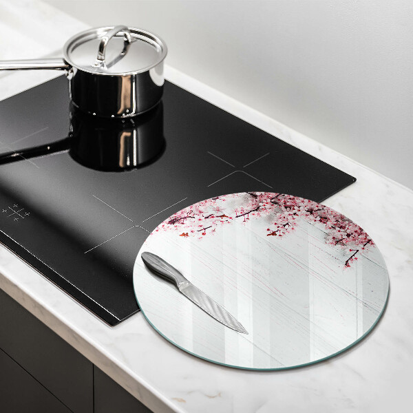 Tocător de bucătărie Flori pe scânduri