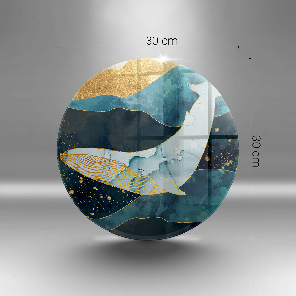 Tocător de bucătărie Abstracția balenei