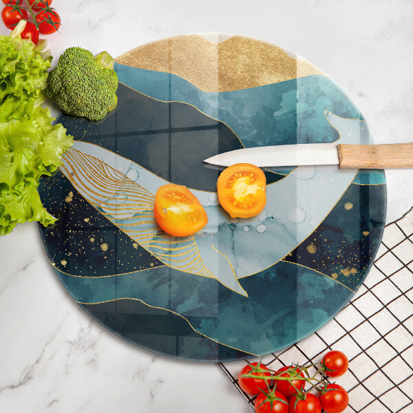 Tocător de bucătărie Abstracția balenei