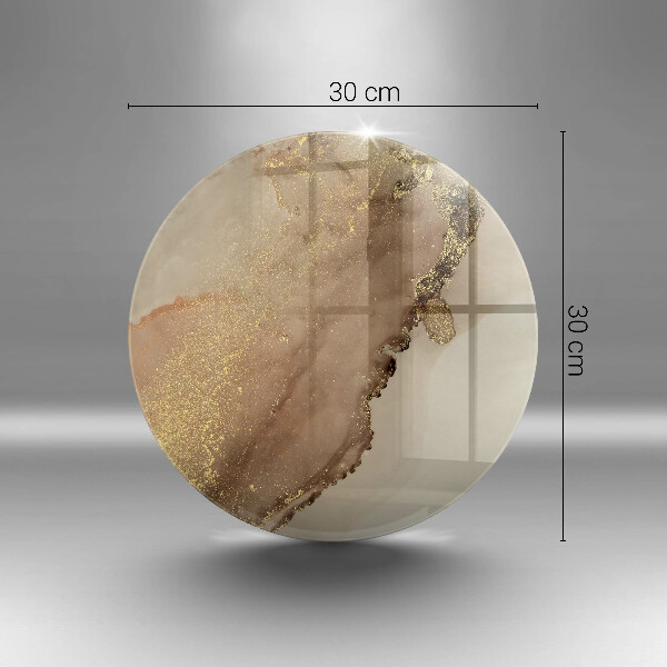 Tocător de bucătărie Abstracția aurului