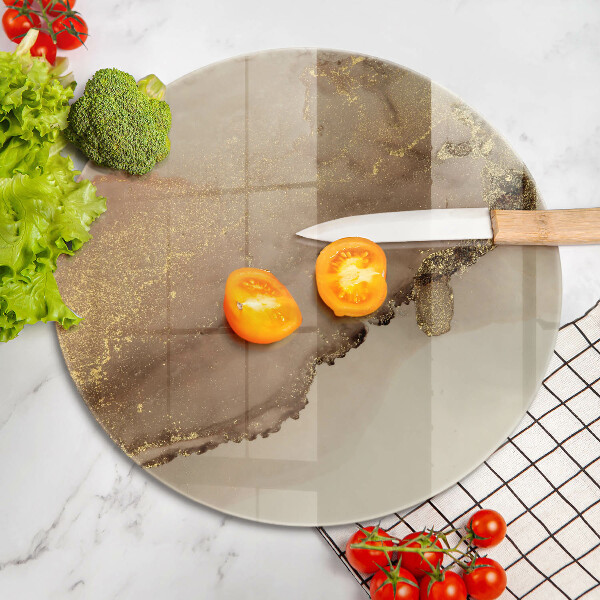 Tocător de bucătărie Abstracția aurului