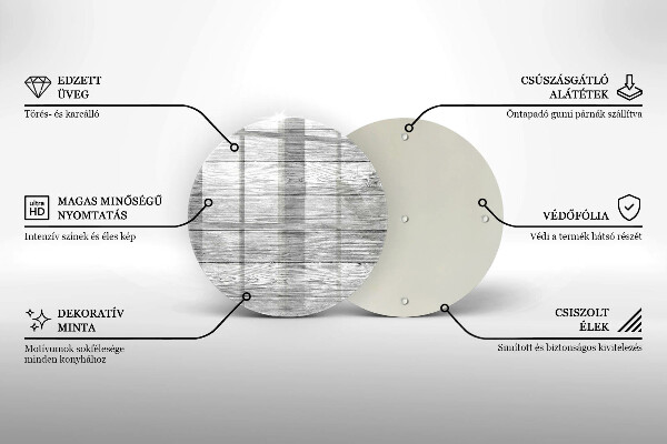 Tocător de bucătărie Scânduri vechi de lemn
