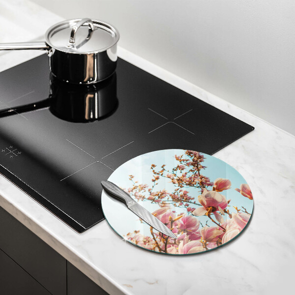 Tocător de bucătărie Arborele cu flori roz