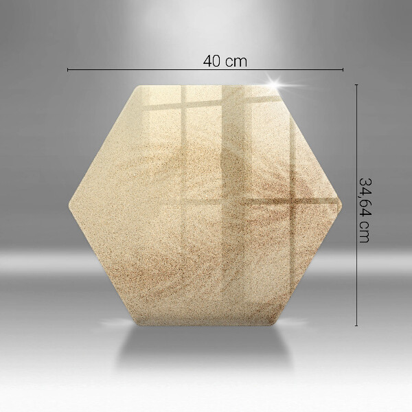 Tocător sticlă Vacanță pe plajă cu nisip