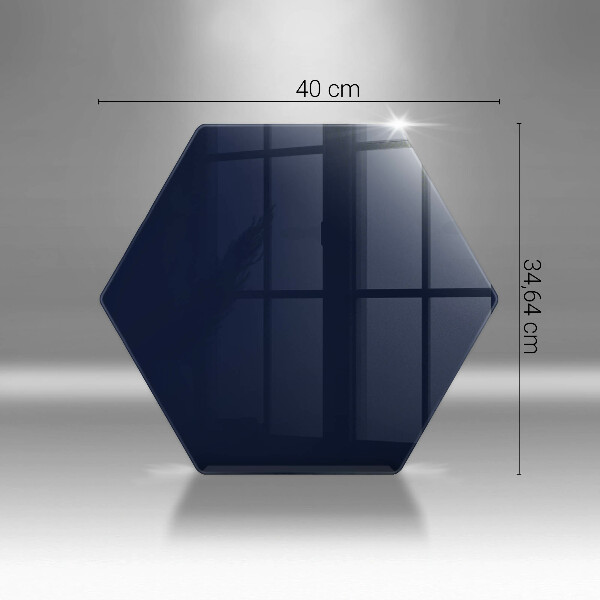 Tocător din sticlă Albastru marin