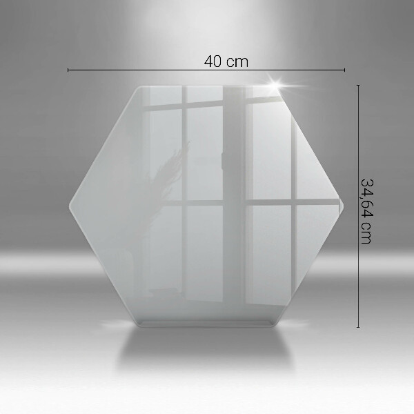 Tocător din sticlă Culoare gri