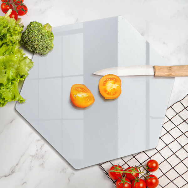 Tocător din sticlă culoare alba