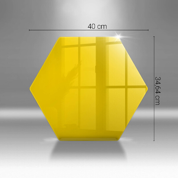 Tocător din sticlă Galben