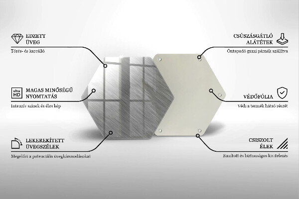 Tocător de bucătărie Fundal cu textură metalică