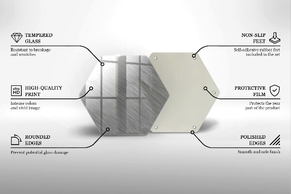 Tocător de bucătărie Fundal cu textură metalică
