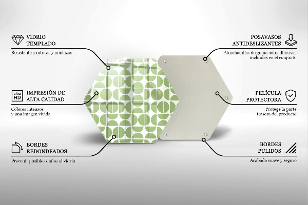 Tocător de bucătărie Model de forme boho