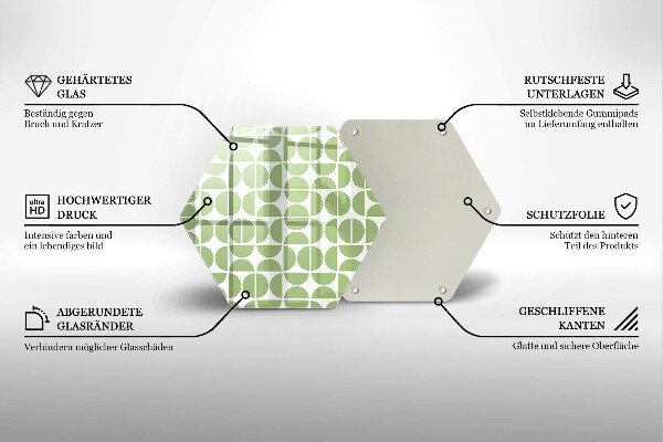 Tocător de bucătărie Model de forme boho