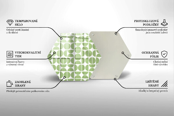 Tocător de bucătărie Model de forme boho