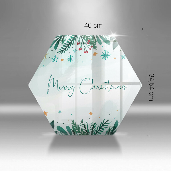 Tocător de bucătărie Inscripție Merry Christmas