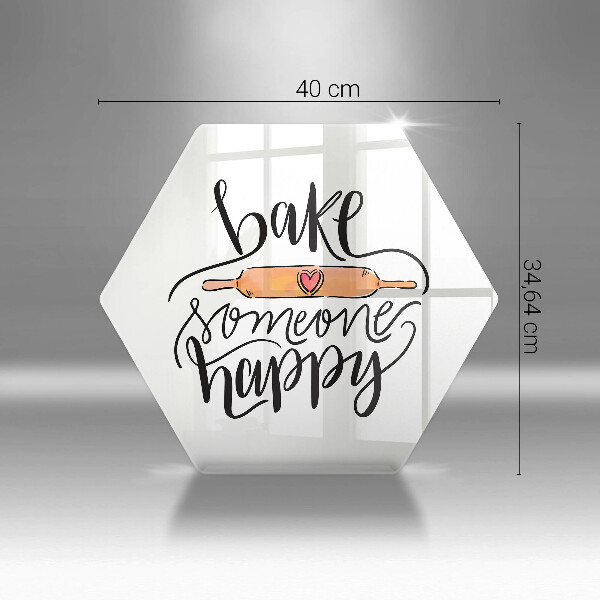 Tocător de bucătărie Bake someone happy