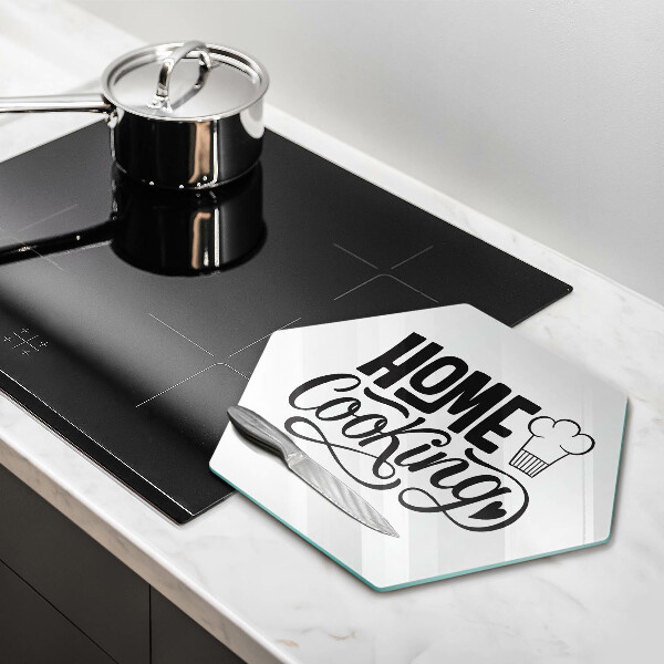 Tocător de bucătărie Inscripția Home cooking
