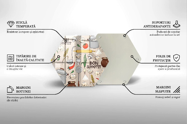 Tocător din sticlă Ilustrație bucătărie