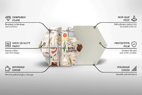 Tocător din sticlă Ilustrație bucătărie