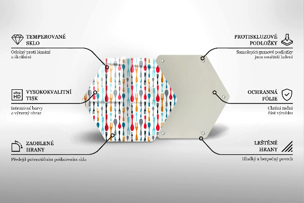 Tocător din sticlă Ilustrație cu lingură