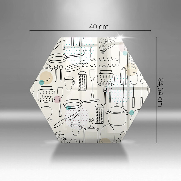 Tocător din sticlă Accesorii pentru bucatarie