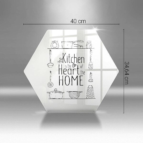 Tocător din sticlă Inscripție propoziție