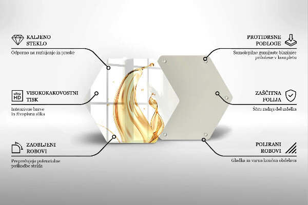 Tocător din sticlă ulei de masline
