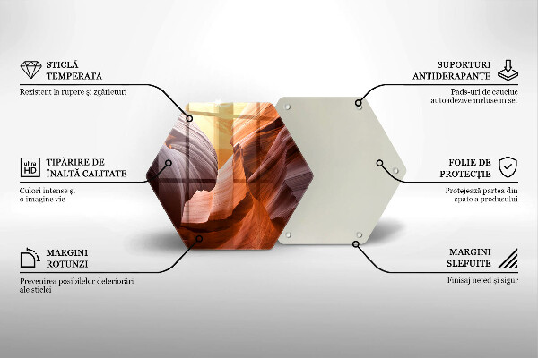 Tocător din sticlă marele Canion