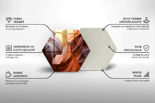 Tocător din sticlă marele Canion