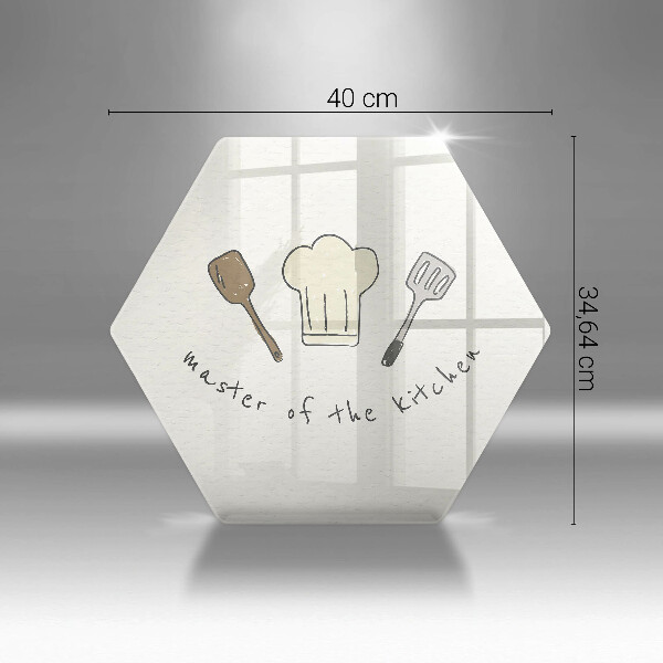 Tocător din sticlă Master of the Kitchen