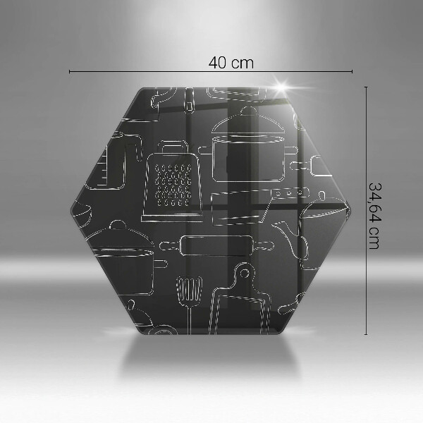 Tocător din sticlă Accesorii de bucătărie din desene animate