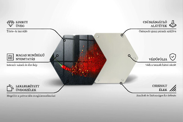 Tocător sticlă Ardei iute